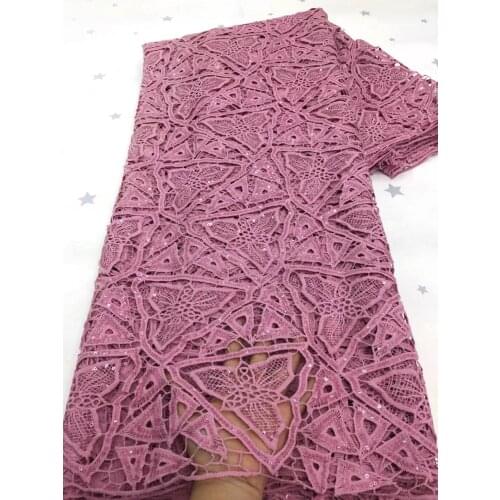 The Latest 2021 High-quality African Lace Fabric Embroidery Swiss French Tulle Cotton 5 Size Wedding Party Dress VXZ5135
