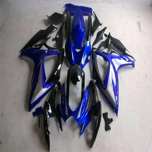 For Suzuki Blue black GSX-R600 R750 Fairing Kit K6 06 07 GSXR 600 GSXR 750 2006- 2007 Motorcycle Fairing