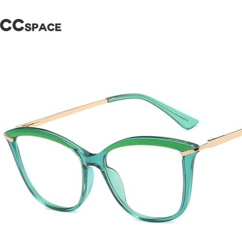 46911 Tr90 Cat Eye Anti Blue Light Optical Glasses Frames Men Women Fashion Computer Eyeglasses
