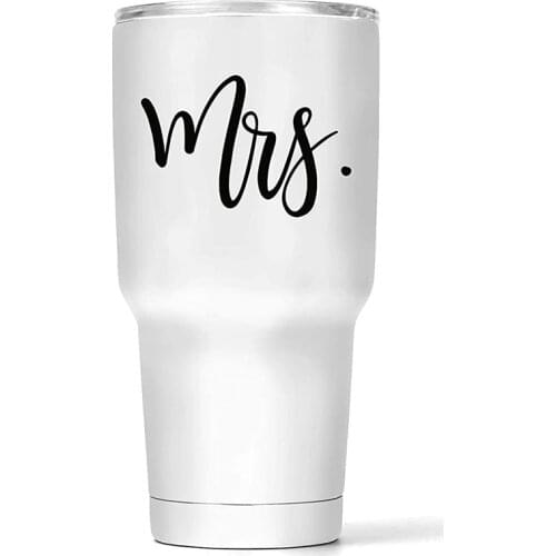 30oz DIY Sublimation Wine Tumbler Coffee Mug Stainless Steel Double Vacuum Beer Cup Big Capicity With Slide Lid For Party