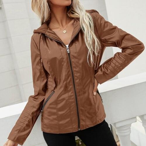 Poberlagals Women's Leather Jackets