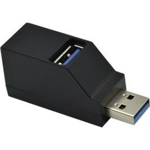 3.0 In-line Mini Portable USB 3-port Splitter USB Port Extender ABS Plastic Shell Sandblasting Process