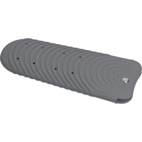 Gray Hair Straightener Pouch,Heat Resistant Mat Holder for Flat Iron Curling Iron Hot Hair Tools