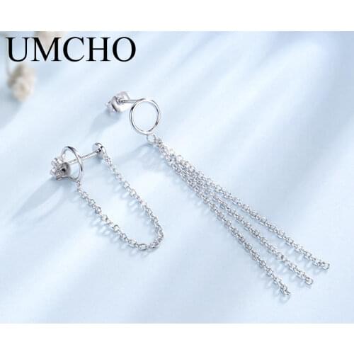 Серебряные серьги Umcho China At AliExpress