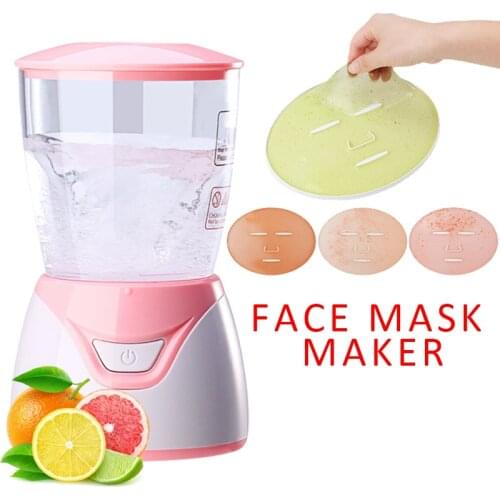 2020 DIY Fruit Face Mask Maker Vegetable Natural Collagen Maker Machine Personal Safe Health Skin Care Spa Home Use Belleza