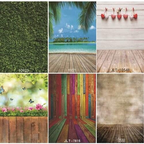 Vinyl Custom Photography Backdrops Prop Wooden Planks Photography Background JL-26