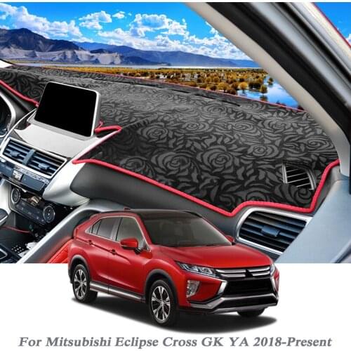 Car Styling Dashboard Protective Mat Shade Cushion Pad Rose Carpet For Mitsubishi Eclipse Cross GK YA 2018-Present Accessory