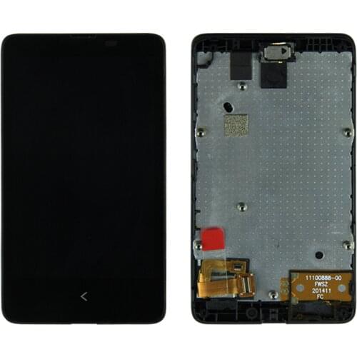 For Original Nokia X LCD with frame display touch screen digitizer Assembly+frame Replacement 100% tested