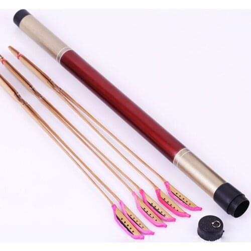 Gold & Red Collectable Musical Professional Music Conductor Baton Box with Dulcimer Bamboo Tube Music Baton Box
