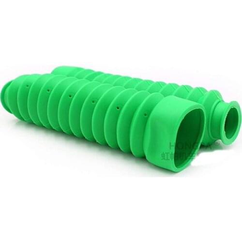 2Pcs 7.9 Inch Length Black Rubber Motorcycle Front Fork Dust Cover Boots For Honda CG125 Suzuki