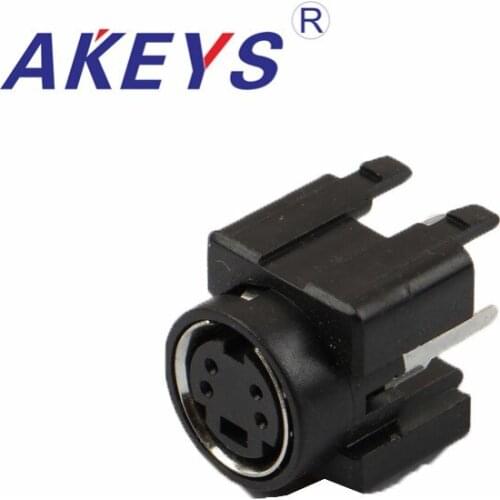 5PCS MDC-4-10 Circular DIN Terminal Jack Female S Terminal 6 pin PCB Mount Connector