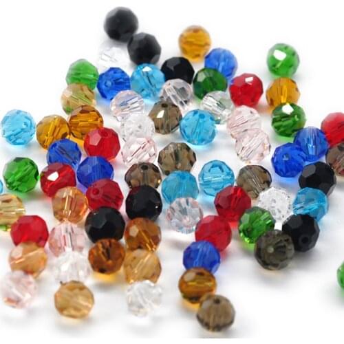 Round shape 32 sides Boutique Automatic machine grinding Cutting ball Earth beads Pineapple bead for Jewelry Making DIY Crafts