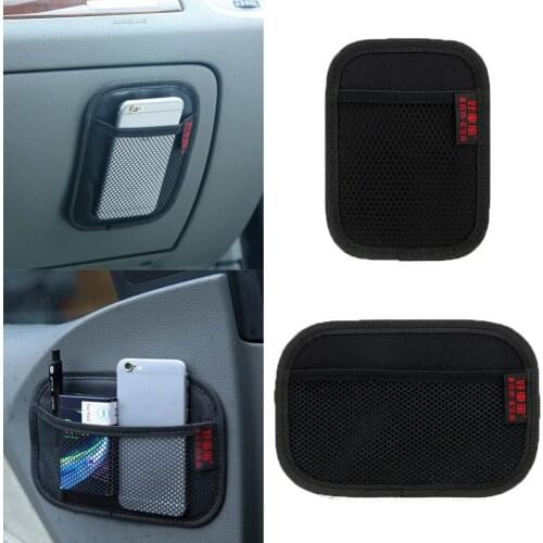 Car Accessories Oxford Fabric Car Storage Stowing Tidying Net Bag Automotive Pocket Multi-use Car Seat Back Organizer Black