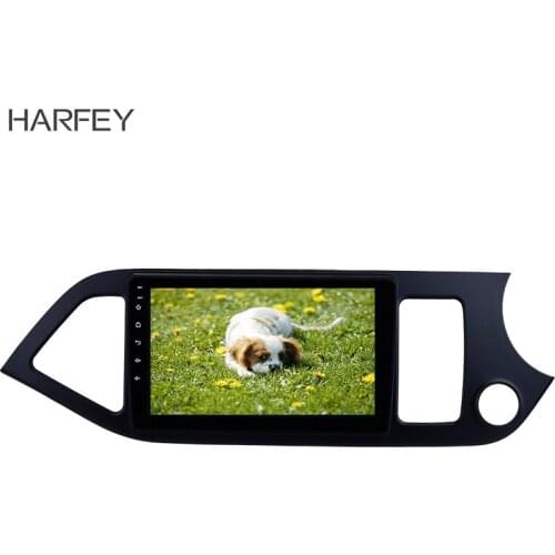 Harfey HD Touchscreen Android 8.1 9" 2din car Multimedia player For 2011 2012 2013 2014 KIA Picanto Mornings Support DVR Wifi