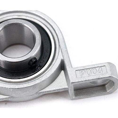 Free Shipping 2Pcs Zinc Alloy Ball Bearing Housing Pillow Block Shaft Support KP004 KP005 KP006 KP007 Bearing pedestal Seat