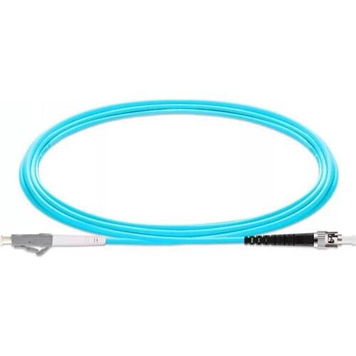 Free Shipping 5PCS/lot LC/UPC -ST/UPC Fiber Optic Patch Cord 50/125 OM3 Fiber Cable Multimode Simplex Optical Jumper