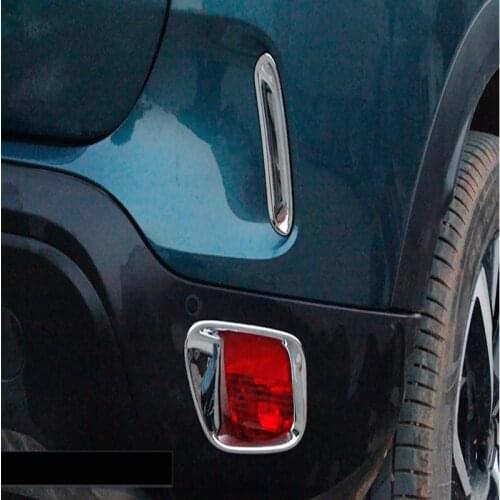 For CITROEN C5 Aircross 2017 2018 Chrome Front Rear Fog Light Frame Cover Car Detector Stick Styling