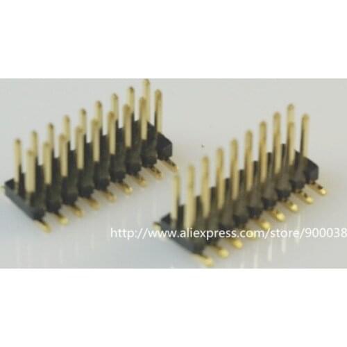 10 pcs 2x9 P 18 Pin 1.27 mm Female Header Dual row Straight PCB SMT Female Pin Headers Rohs Lead free