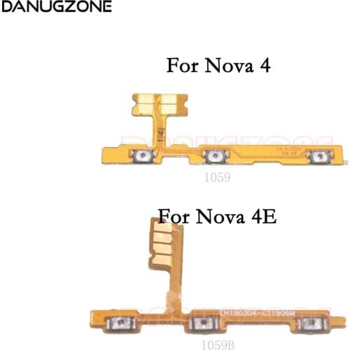 Power Button Switch Volume Button Mute On / Off Flex Cable For Huawei Nova 4E / Nova 4 VCE-AL00