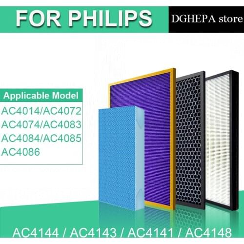 AC4144 HEPA Filter for Philips AC4014 AC4072 AC4074 AC4083 AC4084 AC4085 AC4086 Air Purifier Parts
