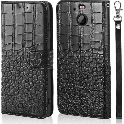 Leather Case for HTC 10 Evo BOLT Crocodile texture Wallet Flip Case for HTC Desire 19PLUS Desire 12 12Plus 12S Cover with Strap