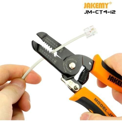 Multifunctional 7 inch stripping pliers Professional Network Wire Cable Crimper Crimp PC Network Hand Tools