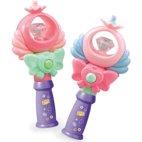 Children Electric Toy LED Light Up Music Magic Wand Fairy Wand Girl Pretend Princess Toy Birthday Gifts