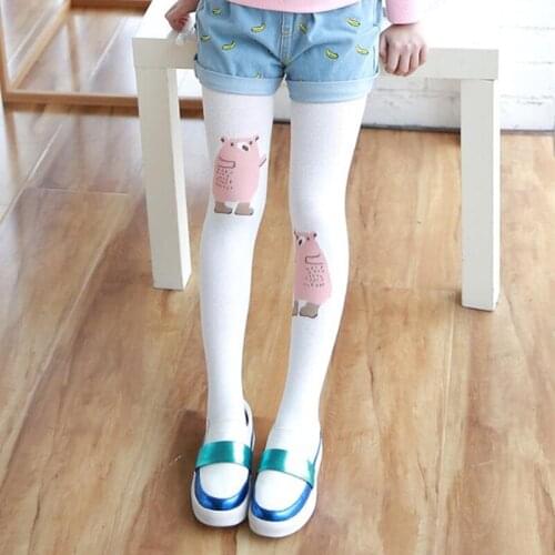 New Cartoon Girls Pantyhose Children Kids Tights Winter Autumn Tight for Girl Thicken Cotton Baby Girls Pants for 3-12 Years