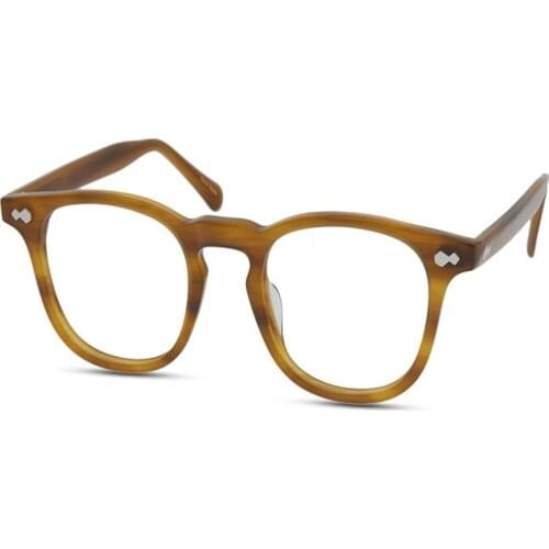 Rero Acetate Glasses Frame Brand Design Women Full Rim Optical Eyewear Vintage Clear Lens Goggle Myopia Eyeglasses Spectacle Men