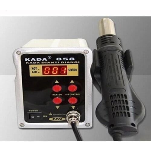 220V Repair Machine Kada 858 Hot Air Gun Rework Soldering Station for SMT rework