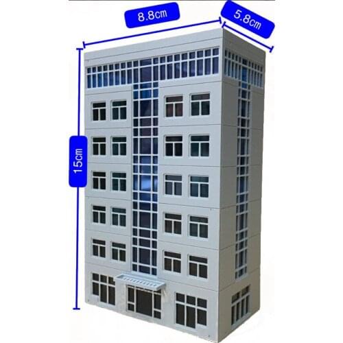1/150 1/144 1/87n Scale Plastic Assembled House Building Model For Architecture Sand Table Scene And Ho N Train Layout