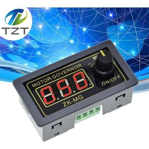 DC 5-30V 12v 24v 5A DC Motor Controller PWM Adjustable Speed Digital display encoder duty ratio frequency MAX 15A ZK-MG