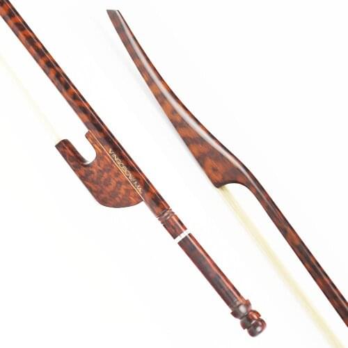 Pro. Snakewood Long Bass Viol Bow 835MM Richard Wilson Marais Model Copy (Actual bow)