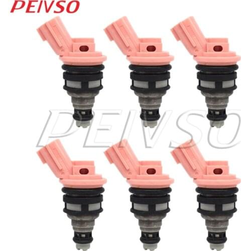 6x 16600-57Y00 Renovation fuel injector for NISSAN MAXIMA 1993~1994 3.0L V6 SOHC