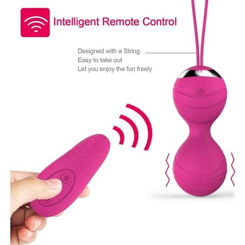 Minc Kegel Simulator Remote Vibrator Control Pelvic Floor Exercises Ben Wa Balls Kegel Ball Vaginal Chinese Balls Sex Shop