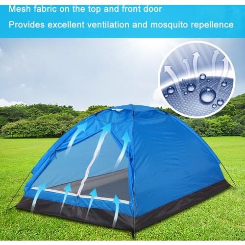 Tomshoo Camping Tent For 2 Person Single Layer Outdoor Portable Camouflage Beach Tents Outdoor Camping Accessories Zelt Outdoor