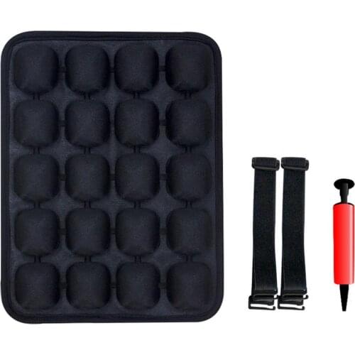 Comfortable Motorcycle Pad Shockproof Breathable Passenger Air Seat Cushion Universal Moto Inflatable Cover Mat Accessories