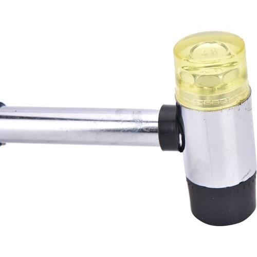 10mm 25mm Mini Double Faced Household Rubber Hammer Domestic Nylon Head Mallet Hand Tool for Jewelry / Craft / DIY