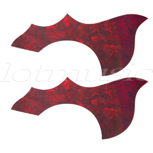2Pcs Acoustic Guitar Pickguard Adhesive PVC For Electric Guitar Replacement