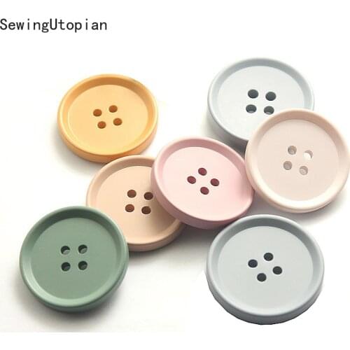 20PCS Plastic Buttons for Clothing Bag Coat Suit Windbreaker Horn Resin Button Plastic Women Sew on Button Accessories 25/30mm