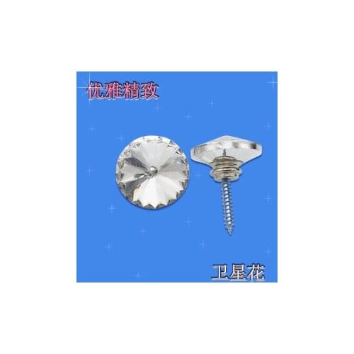 A3 20MM Crystal glass soft bag crystal button sofa bedside KTV background wall drill button decorative button DIY button