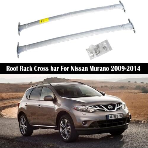 Aluminum Alloy Roof Rack For Nissan Murano 2009-2014 Rails Bar Luggage Carrier Bars top Cross bar Rack Rail Boxes