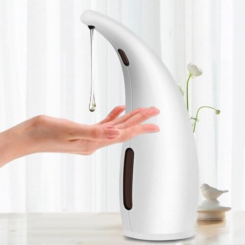 Behogar 300ml 350ml Liquid Soap Dispenser Automatic Soap Shower Gel Shampoo Infrared Sensing Washing Machine for Home Bathroom