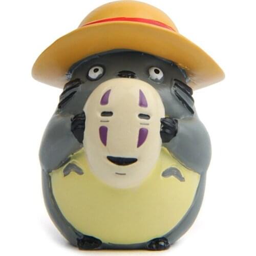 My Neighbor Totoro Kiki Kikis Delivery PVC Cat Action Figure Doll Wear Ones Hat No Face Resin Plastic Model