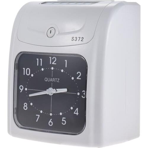 Dual colors printing Electronic Employee Time Clock Recorder Attendance Time Card Machine with speakers for Office Warehouse