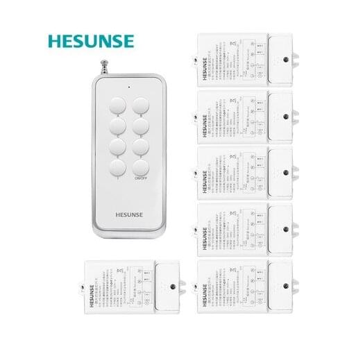 HS-QL081GM 6-7 ways with 85V-250V Long Distance 3000W High Power Remote Control Switch