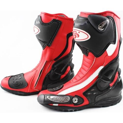 Riding Tribe Microfiber Leather motorcycle boots professional motocross racing motorbike moto motorcycle boots shoes