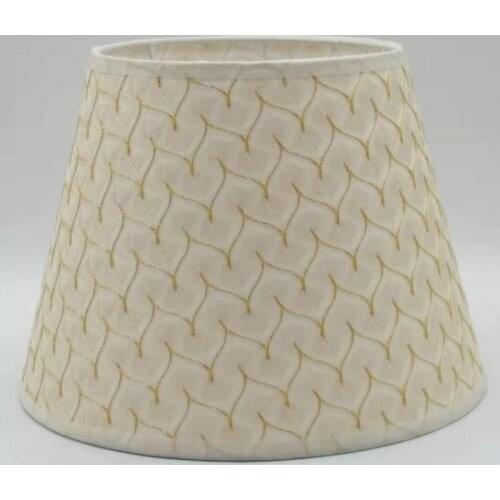 E27 round fabric beige lampshade 25cm nordic Lamp shade for table lamp modern lamp cover for home decoration