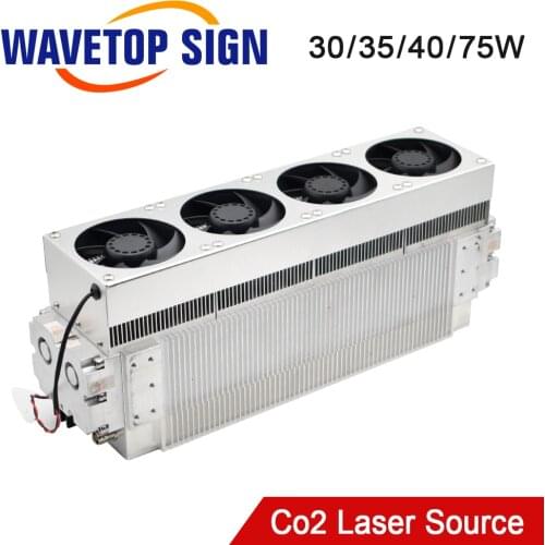 WaveTopSign CO2 Laser Module 20-75w Wavelength 9.3μm 10.2μm 10.6μm Laser Source