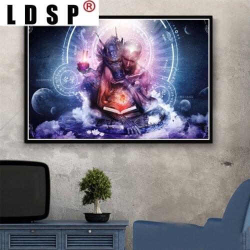 LDSP Abstract Canva Painting Poster Print Alex Grey Psychedelic Trippy Tree Life Sofa Wall Art Picture Home Decor Living Room